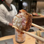 とり茶太郎 - 手羽山椒飯詰め焼き