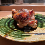 とり茶太郎 - ホロホロ鳥手羽元燻製