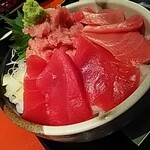 傳 - 鮪三種盛り丼