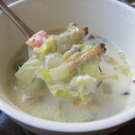 三日月 - 具だくさんのクラムチャウダー