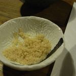 天ぷらの塩（藻塩？）