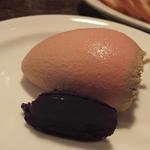 ビーボ デイリースタンド - 「鶏レバーとフォアグラのムース」 ：レバーが上品に香り、フォアグラの濃厚なコクが煌いて、淑女のKissのよう♪