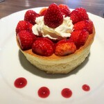 コニワコーヒー - 苺のパンケーキ