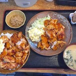 三松 - チキン南蛮定食(増)950円