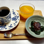 まめ吉 - 草餅美味しい！
コーヒーとゼリー
