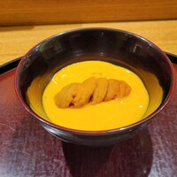 日本料理 太月 - 雲丹たまうどん