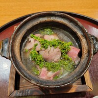 日本料理 太月 - 仙台牛のしゃぶしゃぶ 花山椒