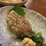 Gouya - この日オススメの鰯のなめろう（写真奥おでん）