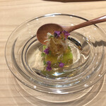 広典 - 毛蟹　アスパラ