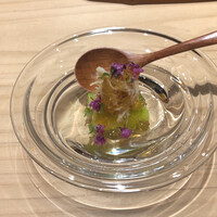 広典 - 毛蟹　アスパラ