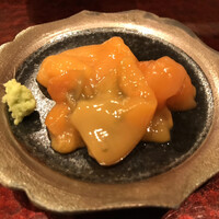 鮨 かの - ホヤ　塩で