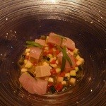 SALONE 2007 - フォアグラのブディーノ、　カンパチのブレザオレ