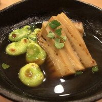 懐石料理 はし本 - そら豆と京都筍◎  天豆激旨