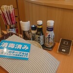 Mekiki no ginji - テーブル上