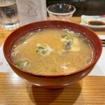 すし処 米泉 - 〆のあら汁