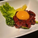 焼肉レストラン大門 - 桜ユッケ