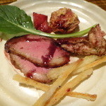 晴れ家 - 合鴨グリル・赤ワインフルーツソース