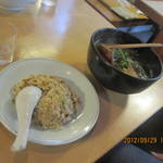 平良久亭 - ラーメン半チャーハン