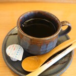 寿司久 - 食後には、コーヒーかウーロン茶