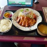 レストラン 霞庵 - 【2021.4.29(木)】上州麦豚トンテキセット1,540円