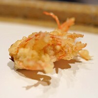 日本橋 蕎ノ字 - 車海老の頭　①