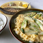 さぬきうどん - 玉子とじうどん定食