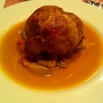 詰め物をした鶉のロースト（ディナーコース4,200円の主菜）