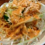 台湾料理台北館 - 定食のサラダ