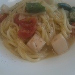 PASTAVOLA - おくらとトマト20120928