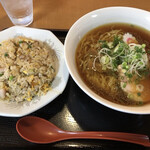 Hap-Pi Shoku Dou - Aランチ（醤油・手打ち麺）