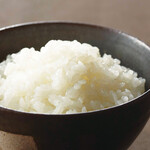 <Rice set> (Tsuyahime rice, miso soup, homemade pickles)