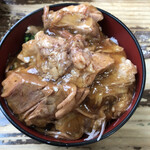 らーめん首鬼 - ミニ鬼肉丼