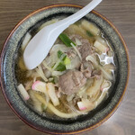 角屋食堂 - 肉うどん@650