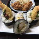 お食事処 寿味 - 天巻き定食　アップ①