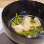 うを徳 - "花山椒鍋（はなざんせうなべ）"の"黑鯥（くろむつ）"