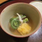 日本料理 太月 - 福島穴子　山菜　煮物