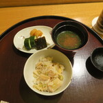 日本料理 太月 - 筍、蕗の薹　炊込み御飯　一式