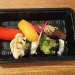 山水 - 野菜寿司　5貫　700円