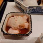 馬車道 大かわ - 真鯛の白子ポン酢