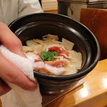 馬車道 大かわ - 金目と筍ご飯