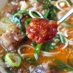 中華そば 高安 - 『辛味噌』も入れる！！(^_^)v