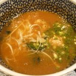 特製濃厚魚介つけ麺 950円、中盛り(300g)50円