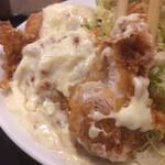 わ楽 - チキン南蛮 断面