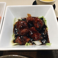 礼華　青鸞居 - 黒酢のスブタ