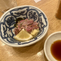 新宿割烹 中嶋 - ランチのイワシ刺し身ハーフ