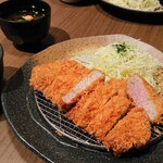 平田牧場 - 金華豚合い盛り膳(ロース&ヒレ)