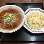 Chuukaryouri Shuurai - 本日のセット　焼き飯+ラーメンセット