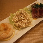 レンゲ - 24年9月　タパス盛合せ3種　全景