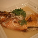 レンゲ - 24年9月　鹿児島産赤ハタの香り蒸し　全景