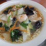 中国四川料理 天府仙臺 - 五目スープそば(2021.04)